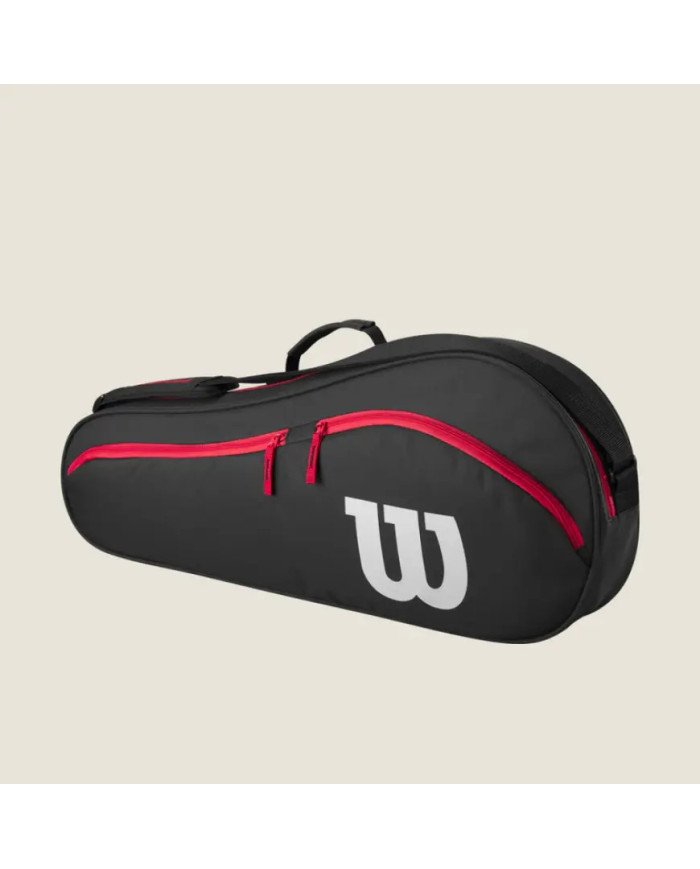 RAQUETERO WILSON ADVANTAGE 3PK RACKET BAG BLACK