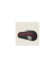 RAQUETERO WILSON ADVANTAGE 3PK RACKET BAG BLACK