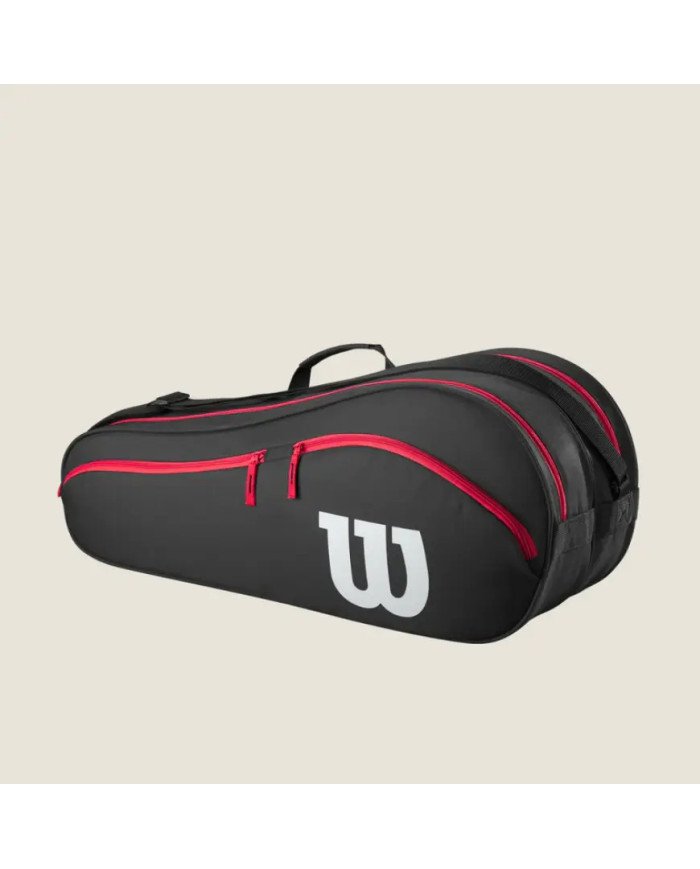 RAQUETERO WILSON ADVANTAGE 6PK RACKET BAG BLACK
