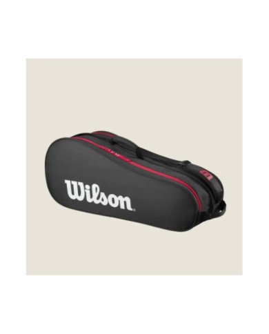 RAQUETERO WILSON ADVANTAGE 6PK RACKET BAG BLACK