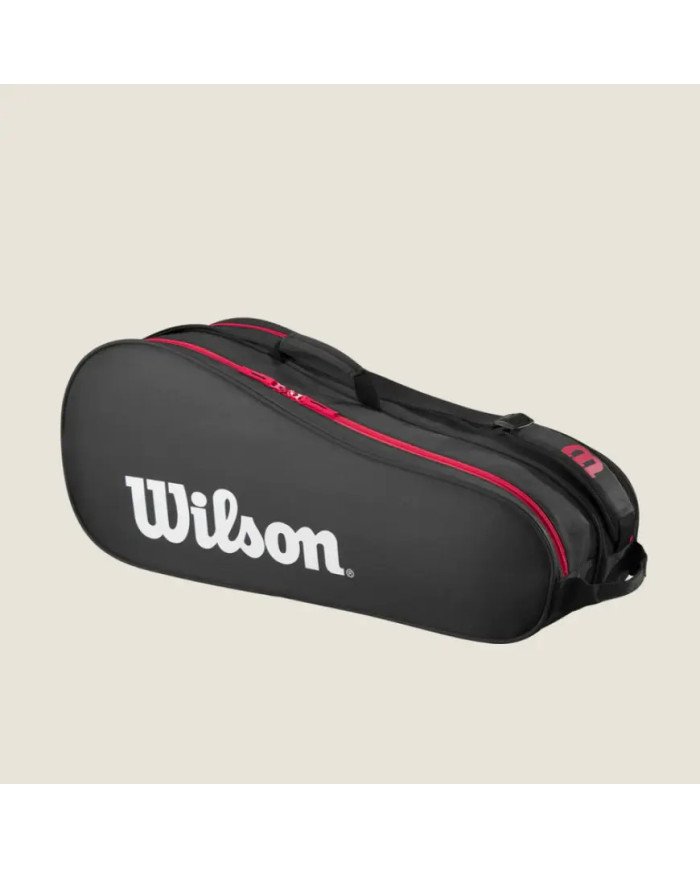 RAQUETERO WILSON ADVANTAGE 6PK RACKET BAG BLACK