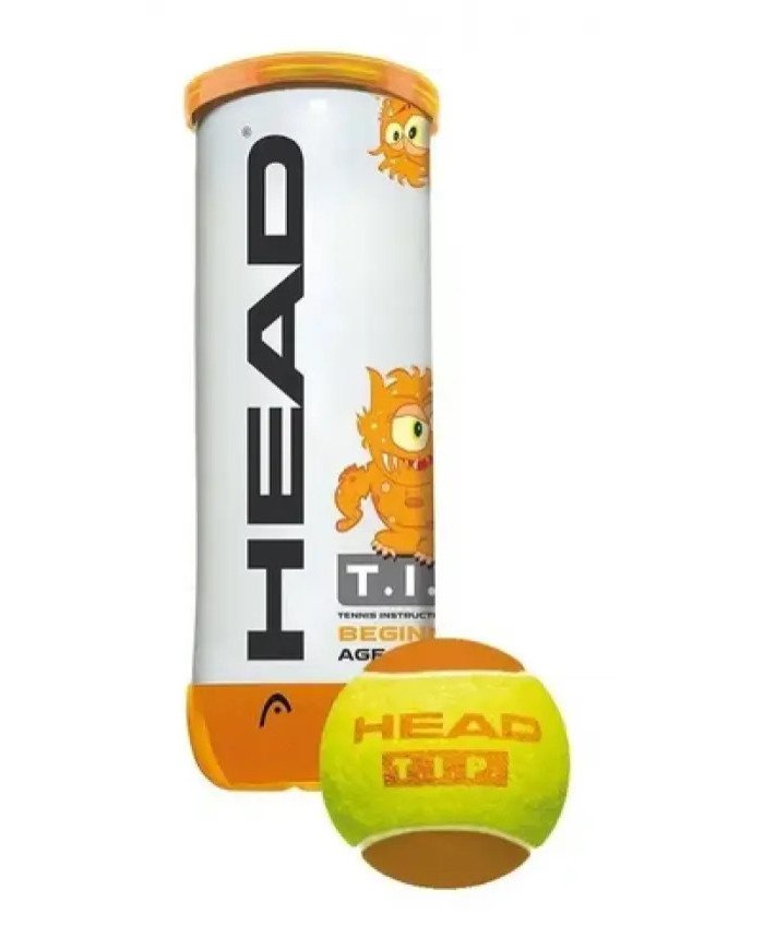 PELOTAS P/TENIS 3B HEAD NARANJA (STAGE 2 - INTERMEDIO)
