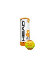 PELOTAS P/TENIS 3B HEAD NARANJA (STAGE 2 - INTERMEDIO)