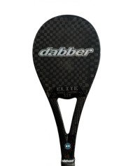 PALETA DABBER P/FRONTON MOD ELITE DOBLE CARBONO 12K NEGRA