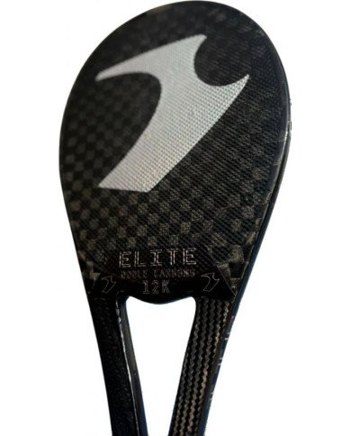 PALETA DABBER P/FRONTON MOD ELITE DOBLE CARBONO 12K NEGRA