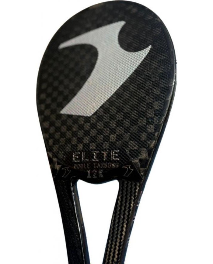 PALETA DABBER P/FRONTON MOD ELITE DOBLE CARBONO 12K NEGRA