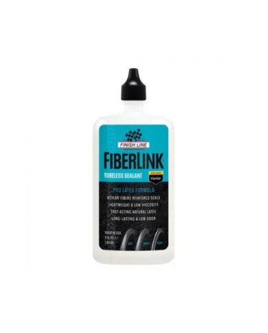 SELLADOR DE NEUMATICO TUBELESS M/FINISH LINE MOD.FIBERLINK BOTLE 8OZ