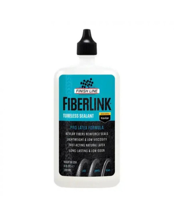 SELLADOR DE NEUMATICO TUBELESS M/FINISH LINE MOD.FIBERLINK BOTLE 8OZ