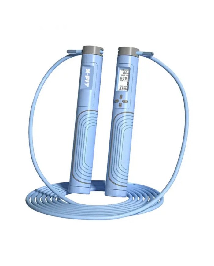 SOGA P/SALTAR X-FIT CON CONTADOR DIGITAL CABLE + MANGO