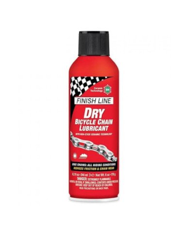 LUBRICANTE DE CADENA SECO DRY LUBE DE 80 OZ AEROSOL FINISH LINE