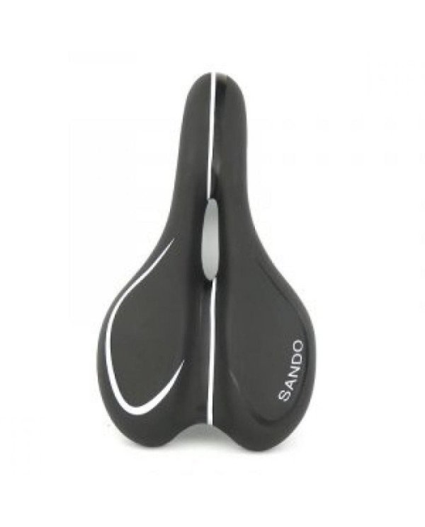 ASIENTO MTB XINDA GEL  XD-840-02 C/LINEAS BLANCAS/ CON NUEZ