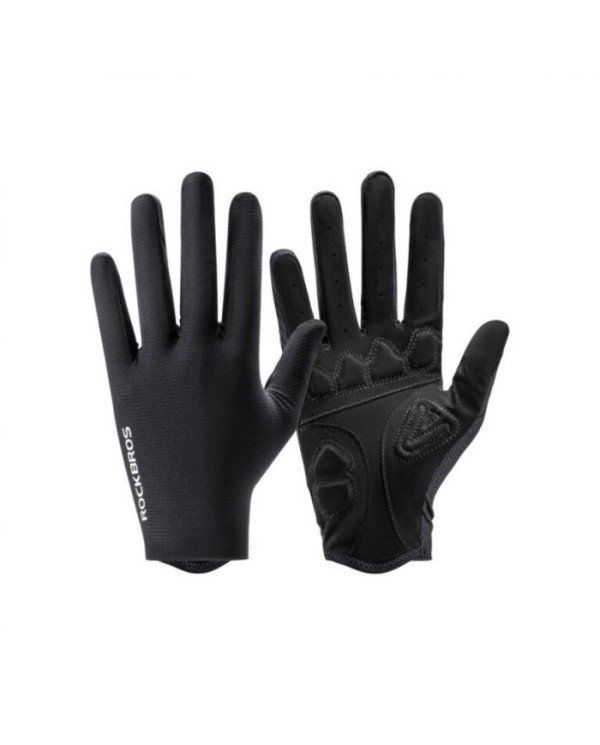 GUANTES D/LARGO S396BK NEGRO ROCKBROS
