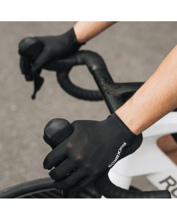 GUANTES D/LARGO S396BK NEGRO ROCKBROS