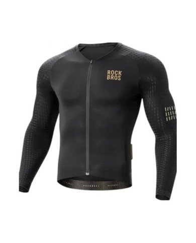 JERSEY M/LARGA WJ001BK ROCKBROS NEGRO