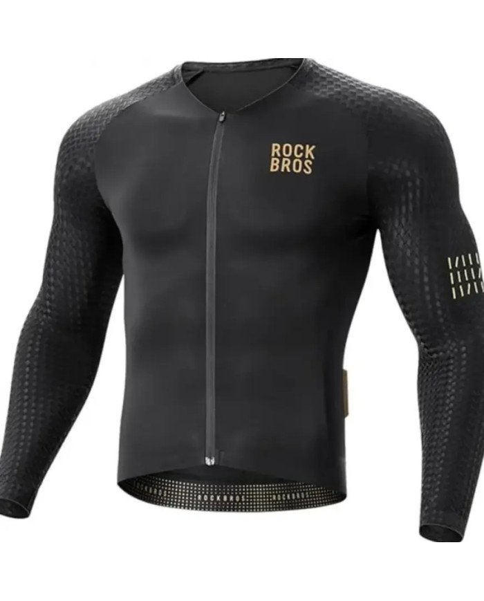 JERSEY M/LARGA WJ001BK ROCKBROS NEGRO