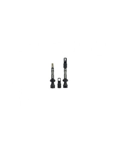VÁLVULA DE ALUMINIO TUBELESS CHEPARK TIL-60A 45MM NEGRO MTB C/REMOVEDOR
