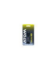 VALVULA TUBELESS ATOM FR11D 60MM ALLOY C/REMOVEDOR NEGRO