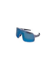 LENTES DE CICLISMO POLARIZADO TAC HIELO AZUL ATOM COLOR BLANCO C/ PUNTOS ROJOS Y AZULES MODELO XQ577