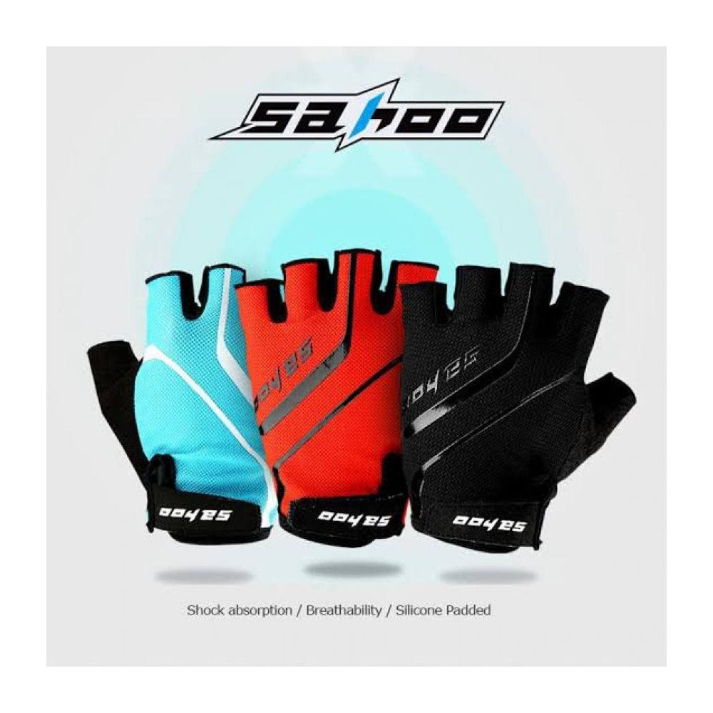 GUANTES DEDO CORTO GEL SAHOO