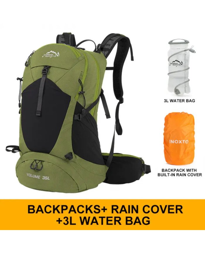 MOCHILA DE MONTAÑISMO 26L C/BOLSA DE AGUA DE 3L INOXTO