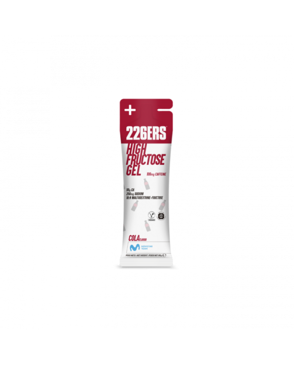 HIGH FRUCTOSE GEL 80 GR COLA 100MG CAFFEINE 226ERS