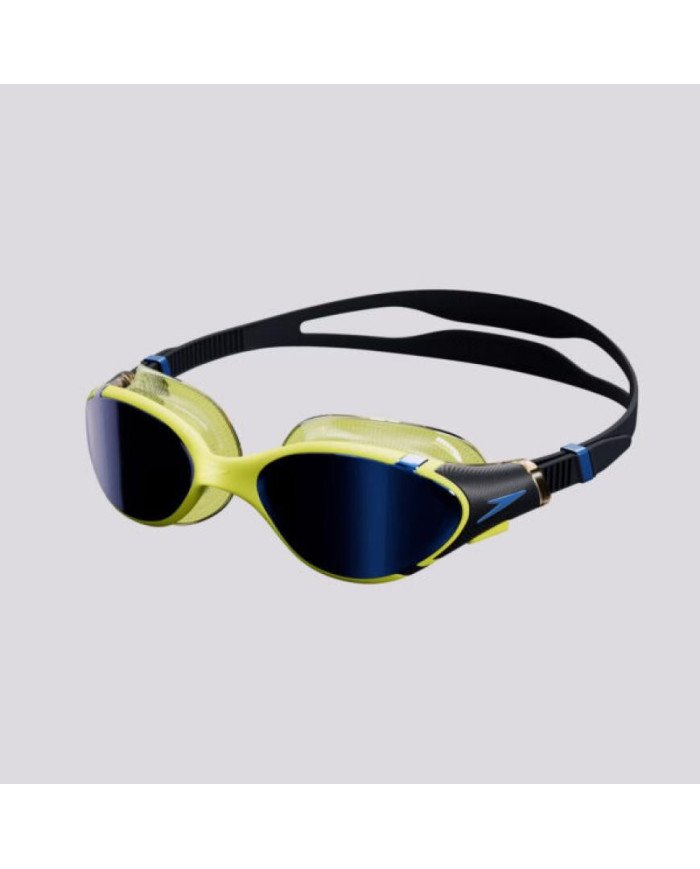 LENTE P/NATACION SPEEDO BIOFUSE 2.0 MIRROR AU YELLOW/SMOKE AMARILLO UNU