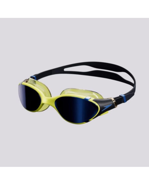 LENTE P/NATACION SPEEDO BIOFUSE 2.0 MIRROR AU YELLOW/SMOKE AMARILLO UNU