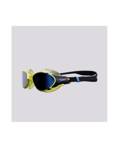 LENTE P/NATACION SPEEDO BIOFUSE 2.0 MIRROR AU YELLOW/SMOKE AMARILLO UNU