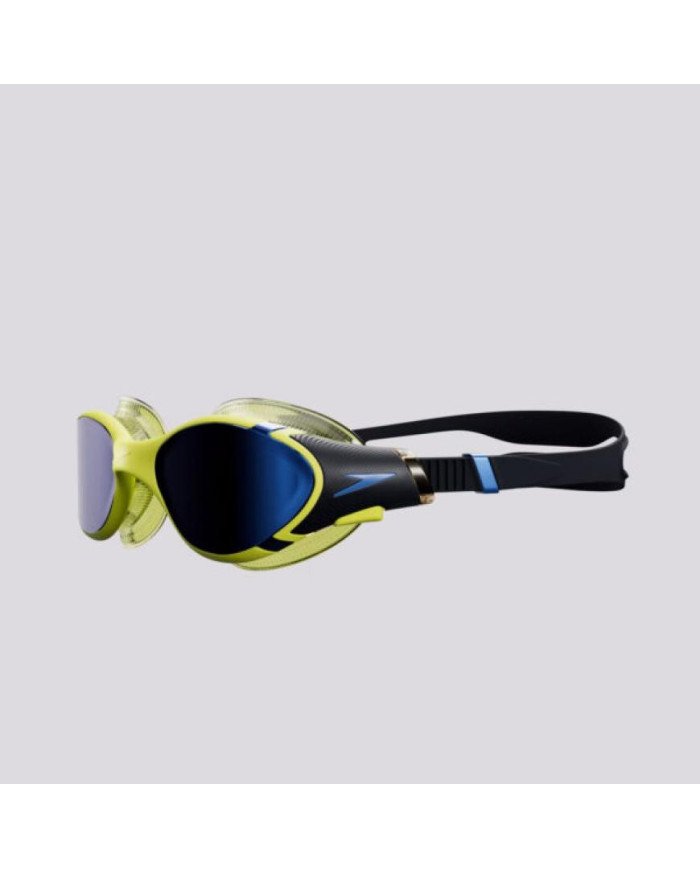 LENTE P/NATACION SPEEDO BIOFUSE 2.0 MIRROR AU YELLOW/SMOKE AMARILLO UNU