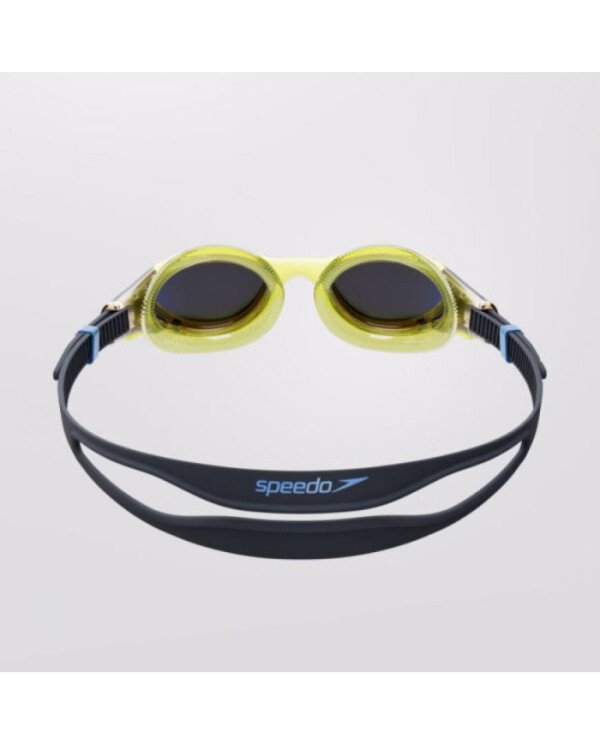 LENTE P/NATACION SPEEDO BIOFUSE 2.0 MIRROR AU YELLOW/SMOKE AMARILLO UNU