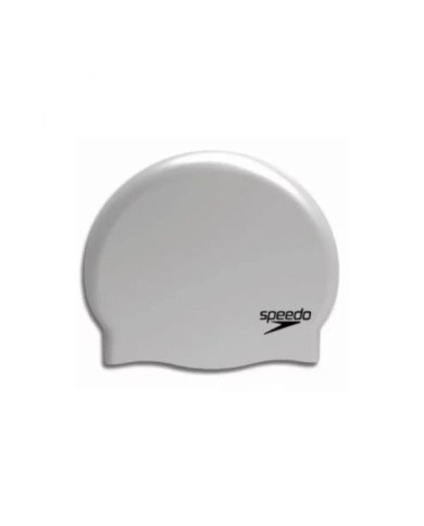 GORRO P/NATACIÓN SPEEDO GORRO FLAT SILICONE CAP ADULTO PLATA UNU
