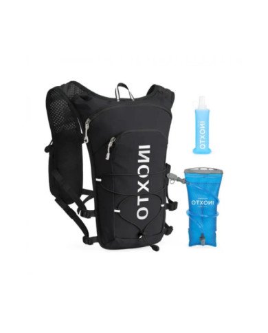 CHALECO DE HIDRATACION RUN 3.0 PRO C/BOLSA DE AGUA 1.6L + 1 BOTELLA FLEXIBLE DE 250ML INOXTO