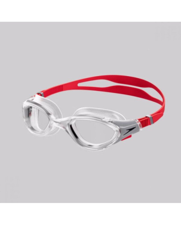 LENTE P/NATACION SPEEDO BIOFUSE 2.0 CLEAR/RED ROJO UNU