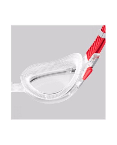 LENTE P/NATACION SPEEDO BIOFUSE 2.0 CLEAR/RED ROJO UNU