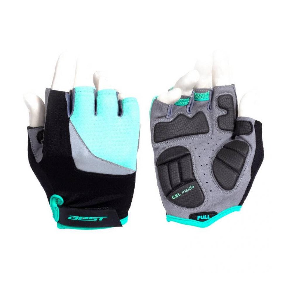 GUANTES BEST SB-01-7003 VERDE AGUA L