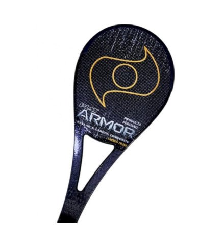 PALETA PLAY P/FRONTON MOD ARMOR CARBONO 12K + KEVLAR AMARILLO