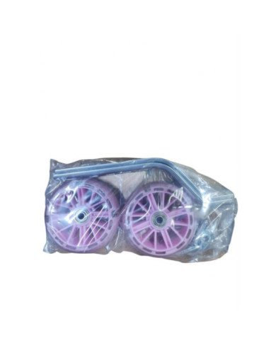 RUEDA AUXILIAR 20 SILICONA C/LUCES COLORES CH