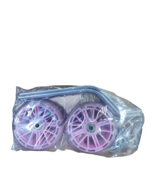 RUEDA AUXILIAR 20 SILICONA C/LUCES COLORES CH
