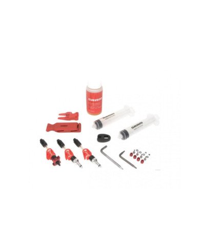 KIT DE PURGA DE FRENOS DOT ESTÁNDAR (2 JERINGAS/ACCESORIOS, BLOQUES DE PURGA, HERRAMIENTA TORX, PATA DE GALLO, ACCESORIO DE BORD