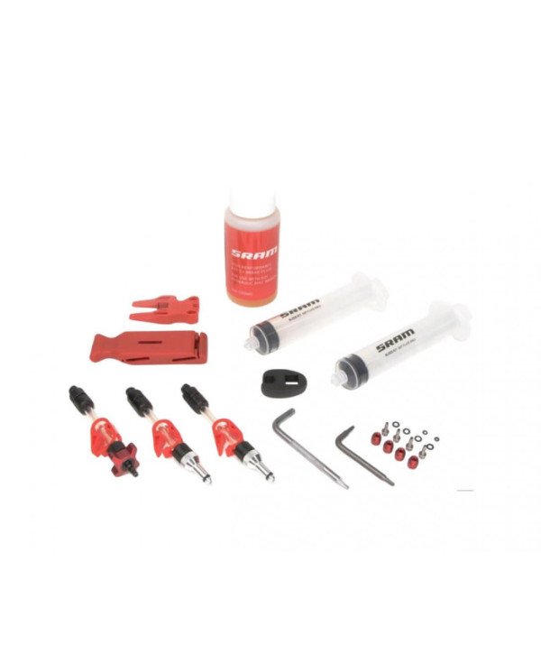 KIT DE PURGA DE FRENOS DOT ESTÁNDAR (2 JERINGAS/ACCESORIOS, BLOQUES DE PURGA, HERRAMIENTA TORX, PATA DE GALLO, ACCESORIO DE BORD