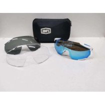 LENTES CICLISTA  MTB 100% ROJO / NEGRO PROMO