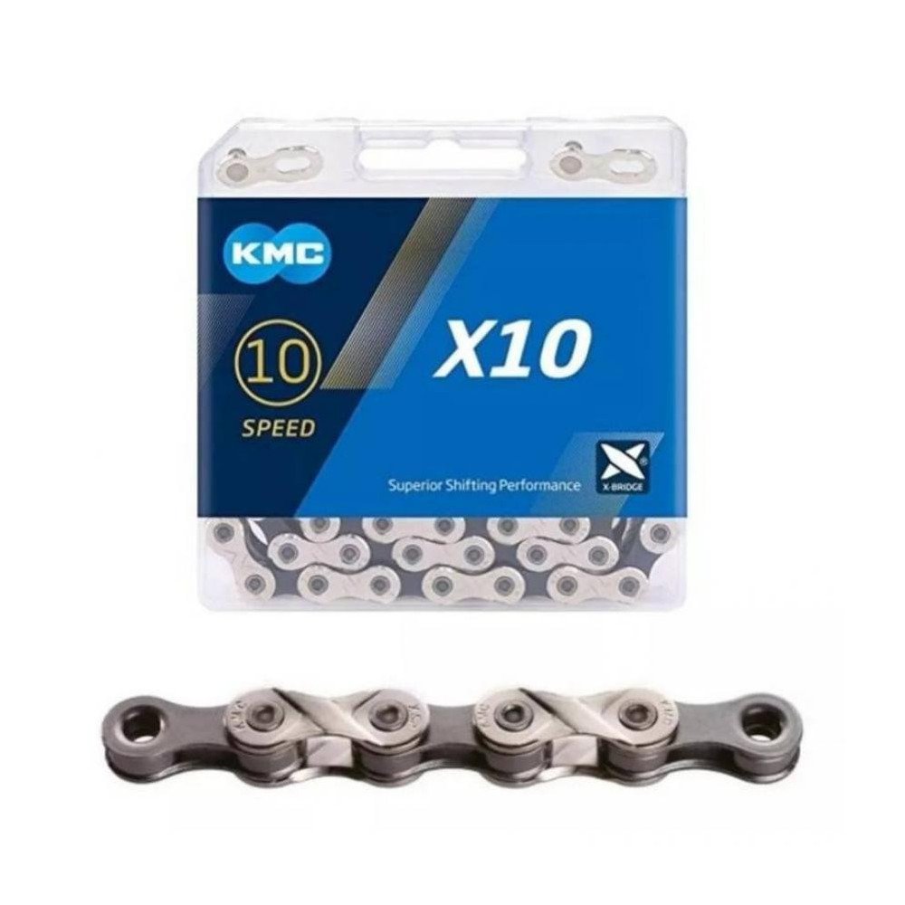 CADENA KMC X10 SILVER BLACK