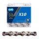CADENA KMC X10 SILVER BLACK