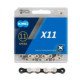 CADENA KMC X11 118L SILVER/BLACK