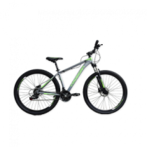 BICICLETA 29 MORGAN GRIS-VERDE 21V C/FRENOS HIDRAULICOS