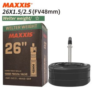 CAMARA 26X1.5/2.5 MAXXIS WELTER WEIGHT PRESTA FV 48 MM TW