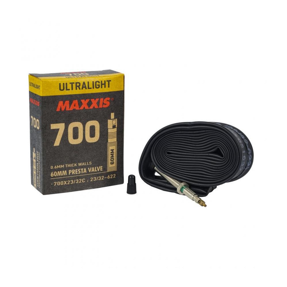 CAMARA 700X23/32C ULTRALIGHT 0.6MM PRESTA 60MM MAXXIS